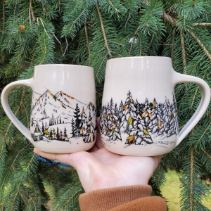 Foodie gift ideas | Scarlet Oak Ceramics Winter Mug Foodie gift ideas | Scarlet Oak Ceramics Winter Mug