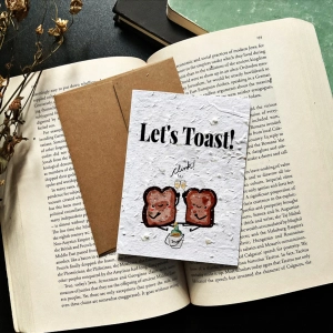 Foodie gift ideas | Seeded Memories Let’s Toast Card Foodie gift ideas | Seeded Memories Let’s Toast Card