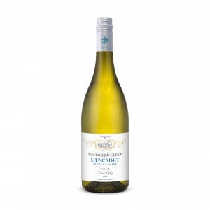 A bottle of Heritage du Cleray Muscadet Sevre et Maine A bottle of Heritage du Cleray Muscadet Sevre et Maine