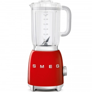 A red SMEG blender A red SMEG blender