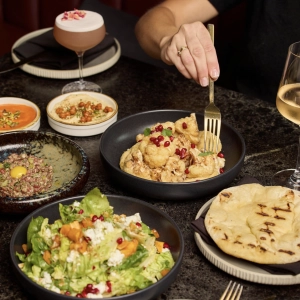 A spread of dishes at Lyla