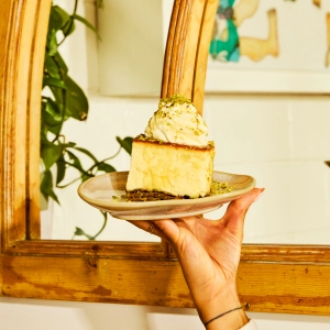 Baklava Cheesecake at Mamakas Taverna