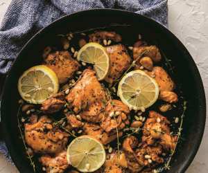 One-pan lemon garlic chicken