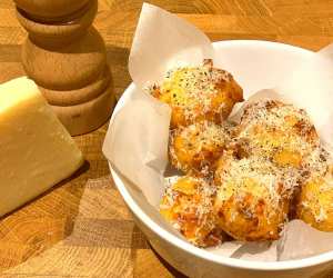 Craig Harding's recipe for cacio e pepe fritters