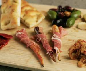 Wrapped Carrots with Prosciutto di San Daniele and Grana Padano Cheese recipe