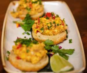 Chubby's ackee and saltfish bites recipe