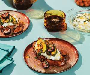 Avocados from Mexico | Ricotta toast with caramelized avocados and figs