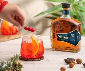 Side dishes and cocktails | Flor de Cana Old Fashioned