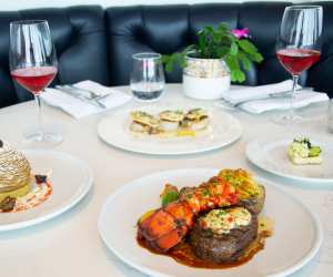 Valentine's Menu at 360 Restaurant in the CN Tower | Lobster tail with wine