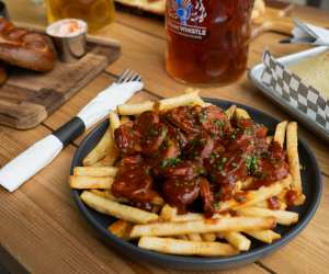 Currywurst at The Pint for Oktoberfest