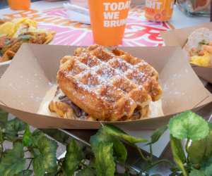 Brunch Fest Toronto | A waffle sandwich