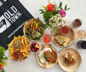 Assorted dishes at the Feast of St. Lawrence Picnic Under the Stars