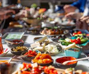 Turkish breakfast Toronto | An Aegean breakfast spread