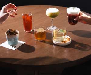 A collection of cocktails from the Liberty Hospitality Group