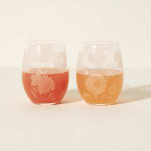 Delicious Christmas gift ideas | Rose tumble glass