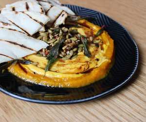Pumpkin labneh from Bar Reyna