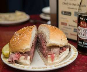 Buffalo’s Beef on Weck sandwich