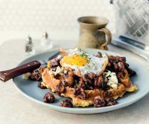 Chef Matt Basile's creamy mushrooms on toast recipe