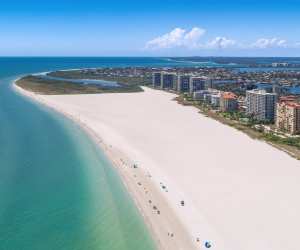 The sunset and beach in Florida's Paradise Coast