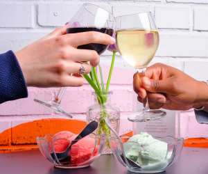 Vegan gelato and wine from On Third Thought