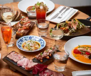 Best farm-to-table restaurants Toronto | A selection of dishes at Richmond Station