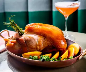Café Boulud hibiscus- and honey-glazed duck recipe