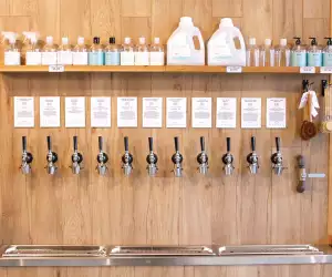 Unboxed Market, Zero waste grocery store and refillery | The produce aisle at Unboxed Market on Dundas West