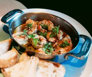 Bar Mignonette, Dundas West restaurant review | Garlic shrimp at Bar Mignonette