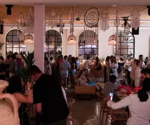 Soluna | Dining room filled with guests at Soluna on Queen West