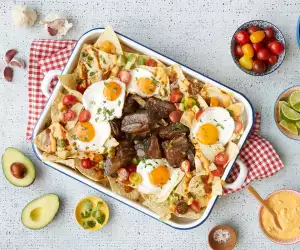 BBQ beef chilaquiles recipe