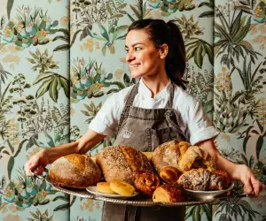 Pastry chef, Sarah Villamere, at The Royal Hotel, Picton
