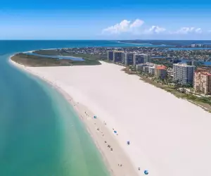 The sunset and beach in Florida's Paradise Coast