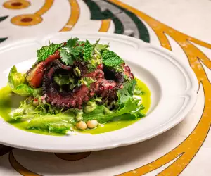 The Berczy Tavern | An octopus dish at The Berczy Tavern