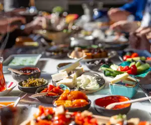 Turkish breakfast Toronto | An Aegean breakfast spread