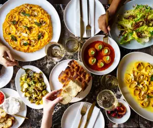 The best vegan restaurants in Toronto | Assorted plates at Gia