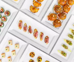 A spread of passed apps from O&B