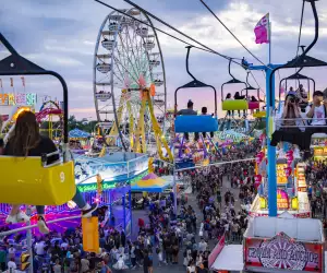 The view of the CNE from the Sky Ride