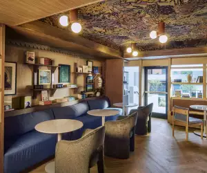 Interior of Toronto's Book Bar