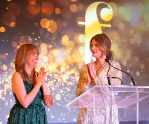 Editor Katie Bridges and publisher Krista Faist at the foodism ICON Awards